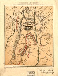 Gettysburg and vicinity. Constructed and engraved to illustrate The war with the South LOC 99439168
