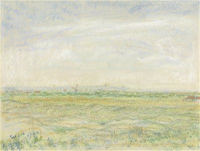 Gezicht op Mariakerke, James Ensor, Mu.ZEE Oostende, SM000339