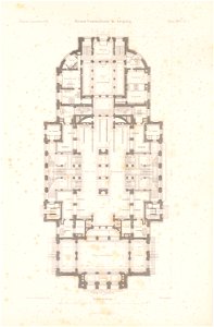 Gewandhaus, Leipzig Entwürfe ArchMus ZFB 36 001