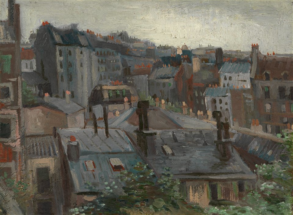 Gezicht vanuit Vincents atelier - s0095V1962 - Van Gogh Museum
