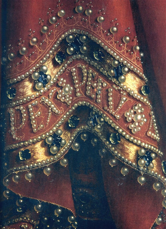 Ghent Altarpiece C - God - Jezus - detail
