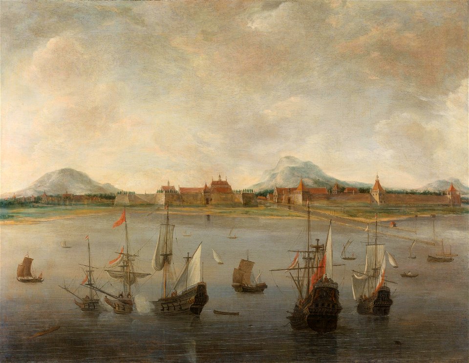 Gezicht op Batavia Rijksmuseum SK-A-2513