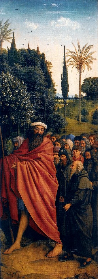 Ghent Altarpiece E - Pilgrims