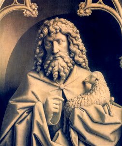 Ghent Altarpiece G - John the Baptist - detail