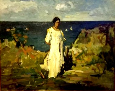 Gheorghe Petrascu - ArtSafari 2020 - Femeie la malul marii