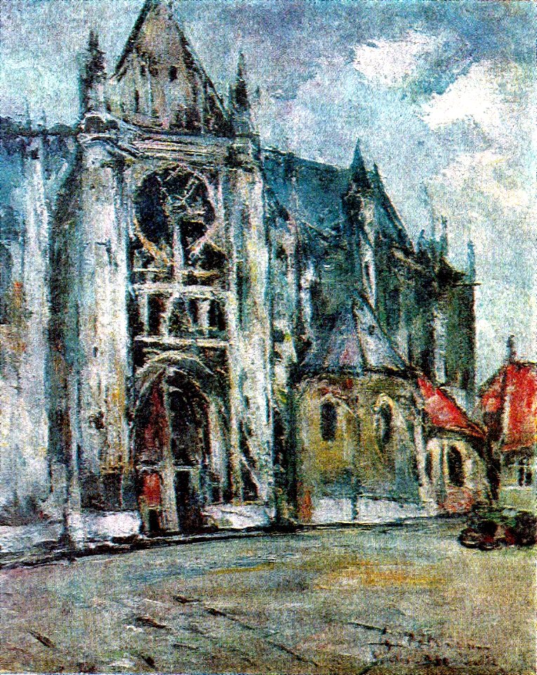 Gheorghe Petrascu - Catedrala din Senlis (1)