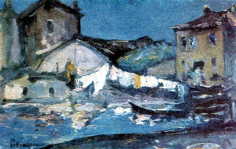 Gheorghe Petrascu - Chioggia - Rufe la uscat