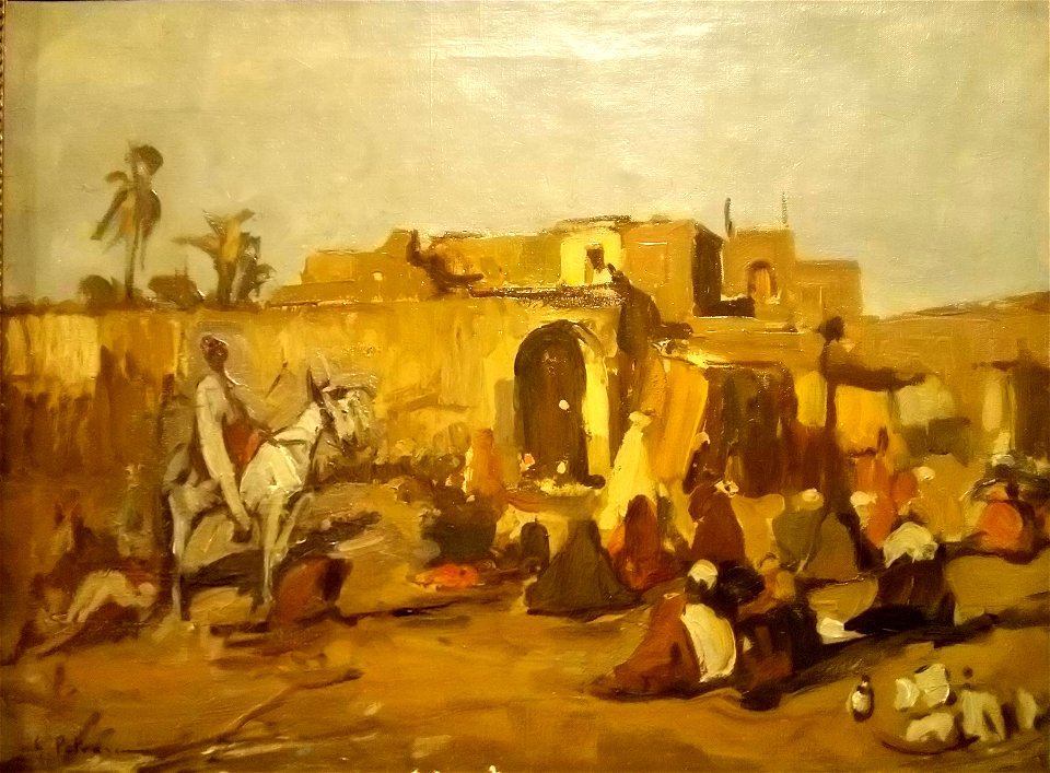 Gheorghe Petrascu - ArtSafari 2020 - Piata din Assuan