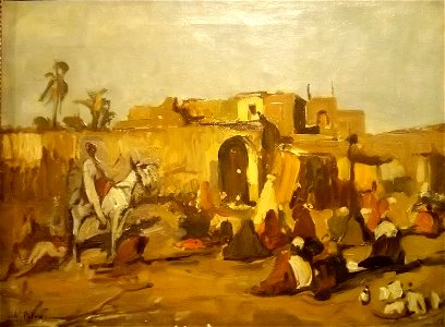Gheorghe Petrascu - ArtSafari 2020 - Piata din Assuan
