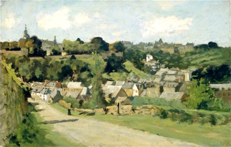 Gezicht op Dinan in Frankrijk Rijksmuseum SK-A-2998