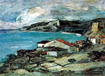 Gheorghe Petrascu - Peisaj la Balcic