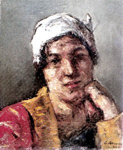 Gheorghe Petrascu - Portretul sotiei