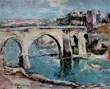 Gheorghe Petrascu - Toledo. Podul San Martin