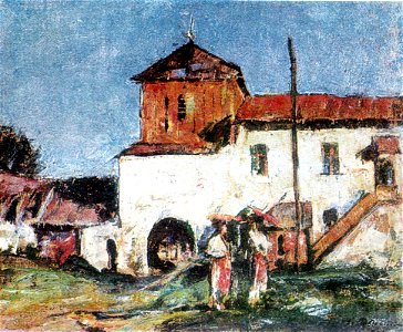 Gheorghe Petrascu - Peisaj din Targoviste