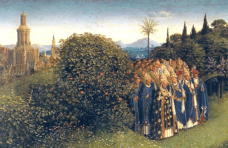 Ghent Altarpiece D - Clergy
