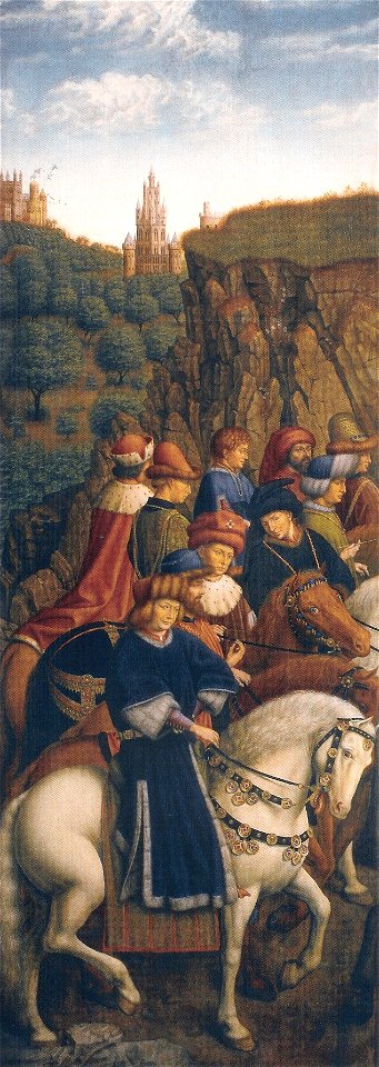 Ghent Altarpiece E - Just Judges by Vanderveken