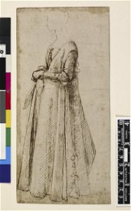 Ghirlandaio - A woman standing, study for a fresco, 1895,0915.451