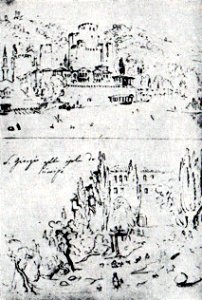 Gheorghe Tattarescu - Vederi de pe insula Prinkipio-Turcia