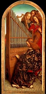 Ghent altarpiece angel musicians