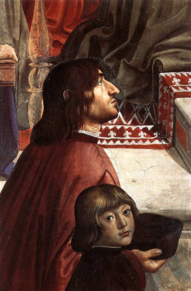 Capella sassetti, conferma della regola francescana, dettaglio 04