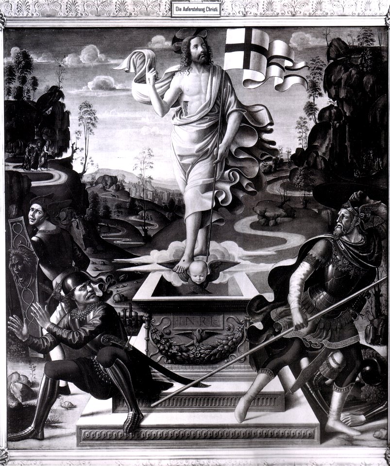 Ghirlandaio, resurrezione da pala tornabuoni, gemaeldegalerie berlino