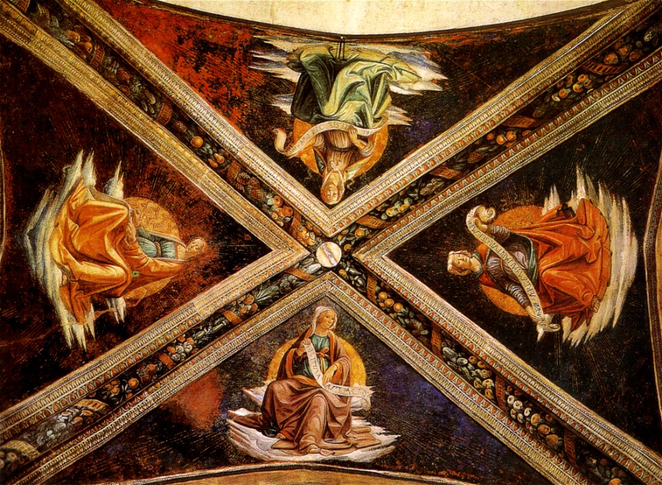 Ghirlandaio, sibille nella cappella sassetti