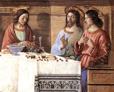 Ghirlandaio, ultima cena di san marco, dettaglio 02