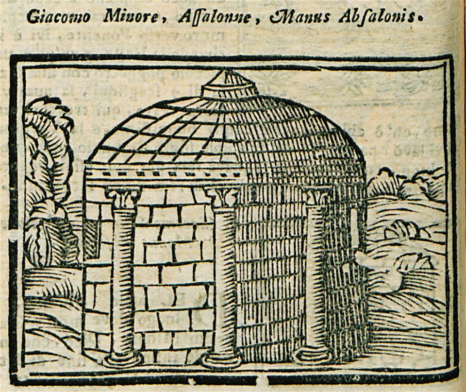 Giacommo Minore, Assalonne, Manus Absalonis - Bianco Noe - 1600