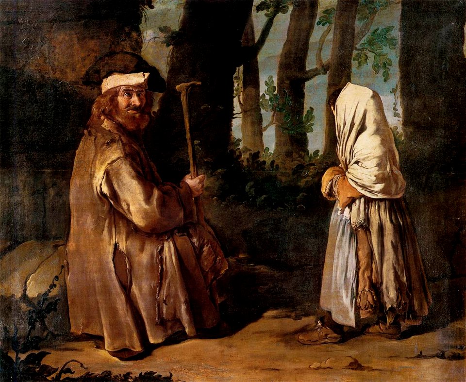 Giacomo Ceruti - Encounter in the Wood - WGA04669