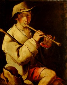 Giacomo Francesco Cipper - Pastir, ki igra na piščal