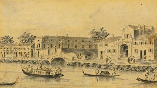 Giacomo Guardi View ot the RIver Brenta