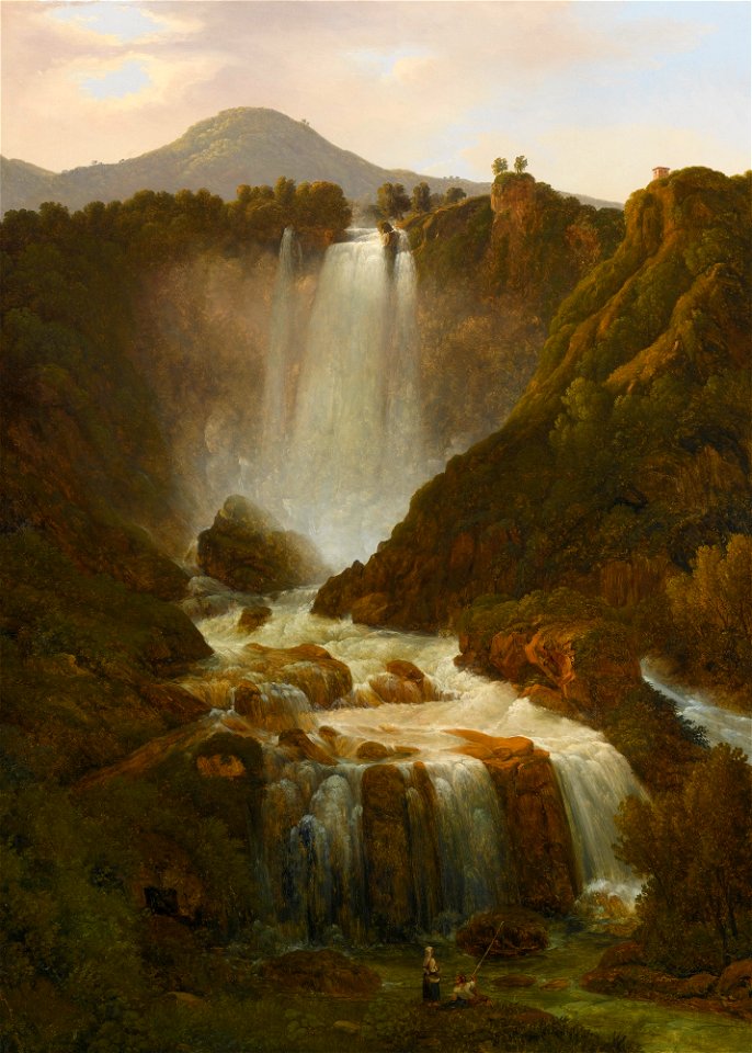 Giambattista Bassi The Cascata Delle Marmore On the River Velino Near Terni