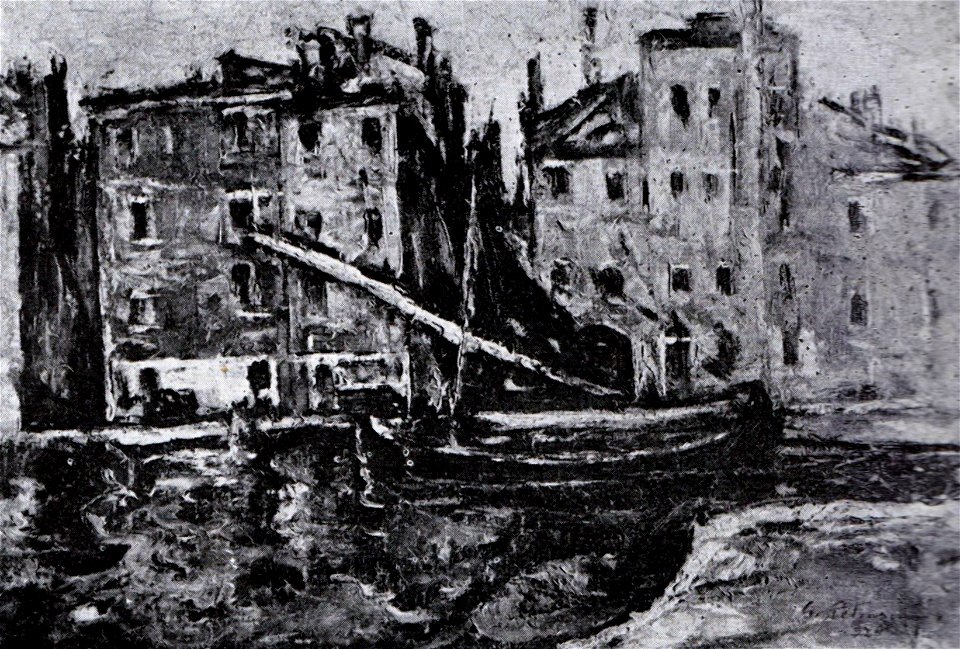 Gheorghe Petrascu - Peisaj din Chioggia