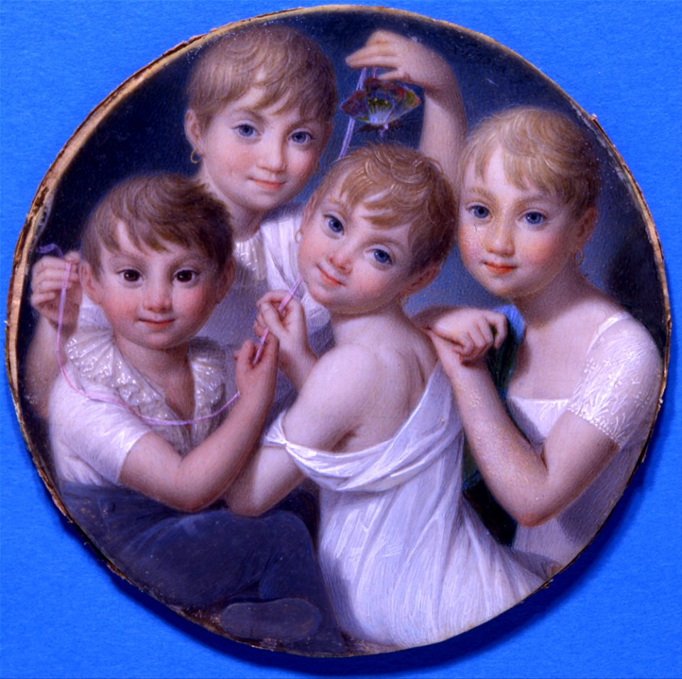 Giambattista Gigola - Portrait of the Children of Gian Giacomo Trivulzio - Google Art Project