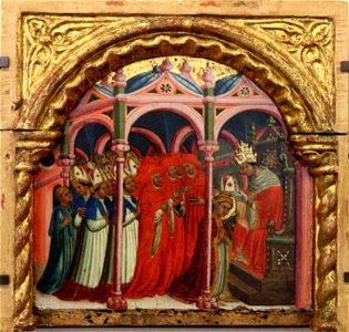 Giacomo di Nicola da Recanati-Intronisation de saint Flavien