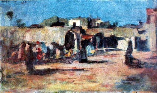 Gheorghe Petrascu - Piata la Assuan (1)