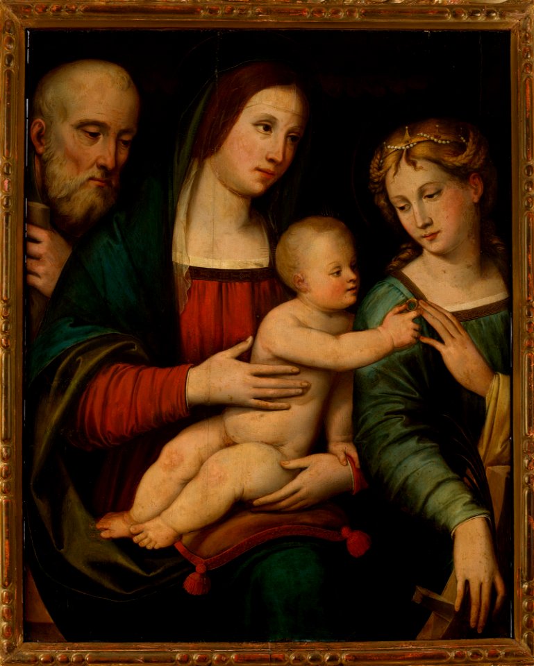 Giacomo Francia - Mystic Marriage of St Catherine of Alexandria - MNK XII-221 - National Museum Kraków