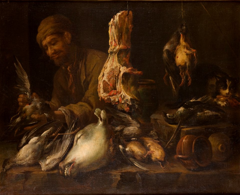 Giacomo Legi - Cook in a Pantry - MNK XII-A-261 - National Museum Kraków