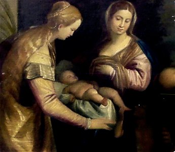 Gheorghe Tattarescu - Sfânta familie după Veronese