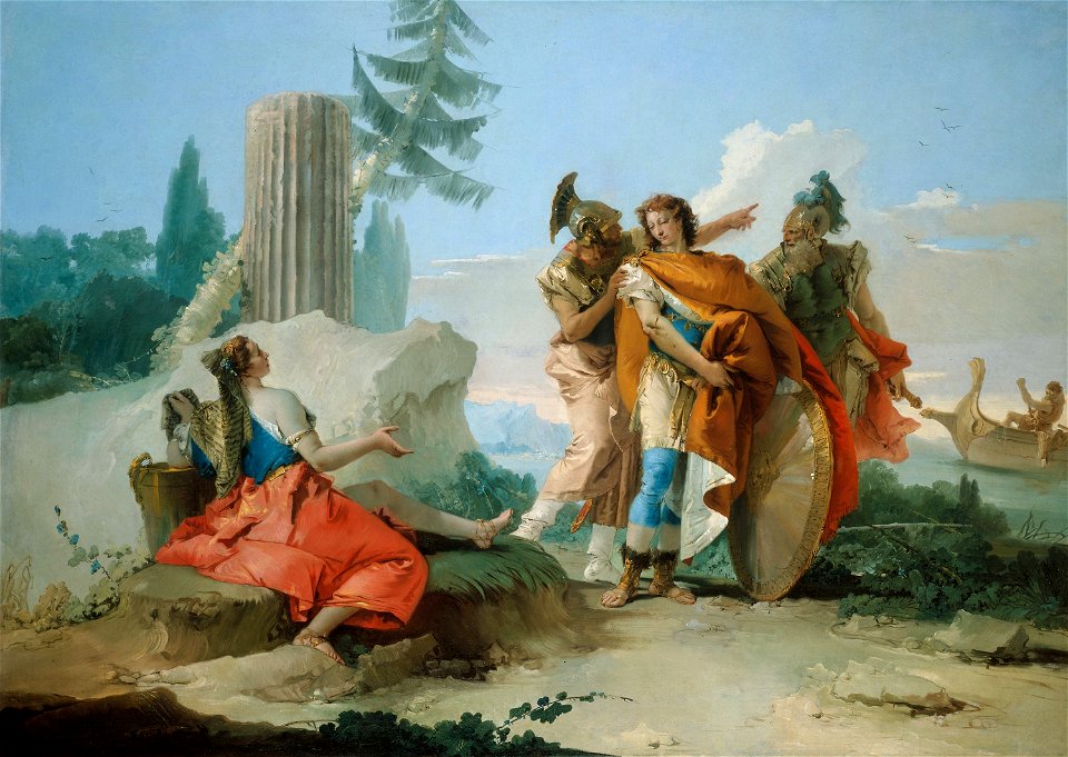 Giambattista Tiepolo - Armida Abandoned by Rinaldo - 1925.701 - Art Institute of Chicago