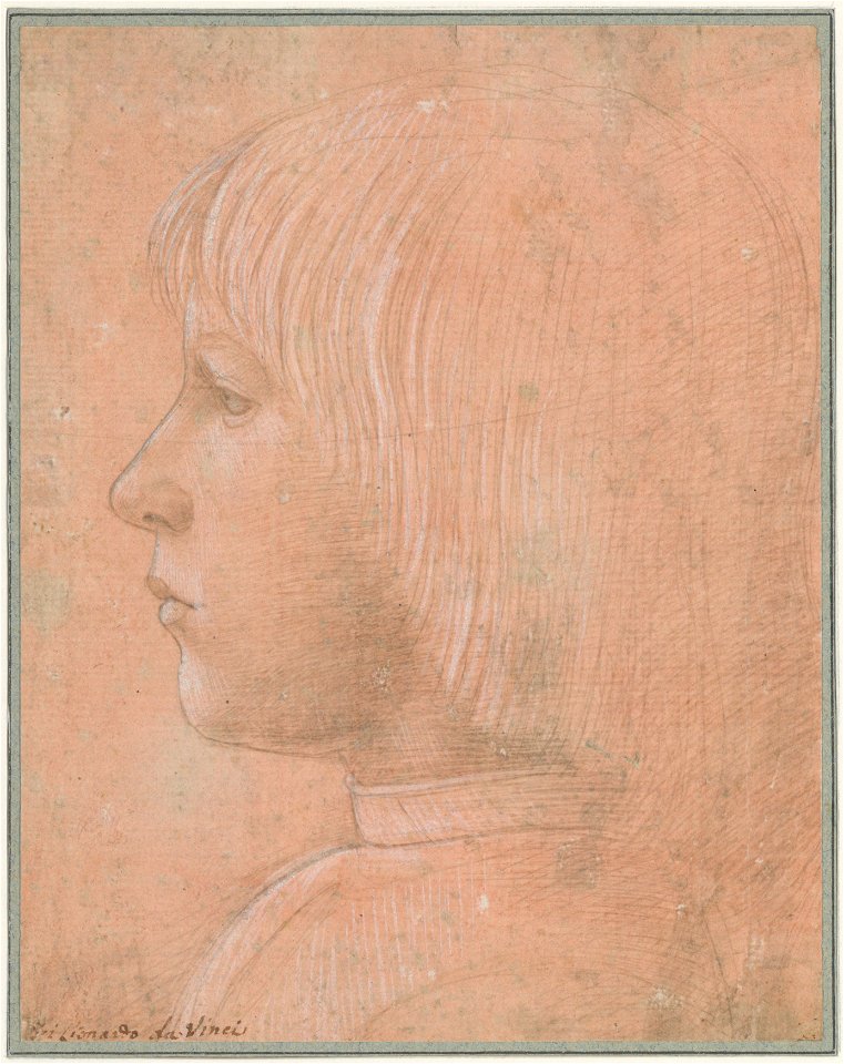 Ghirlandaio - Head of a Boy in Profile to Left, 1395