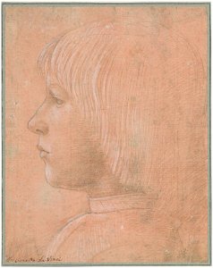 Ghirlandaio - Head of a Boy in Profile to Left, 1395