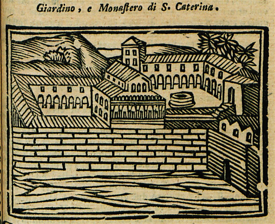 Giardino, e Monastero di S Caterina - Bianco Noe - 1600