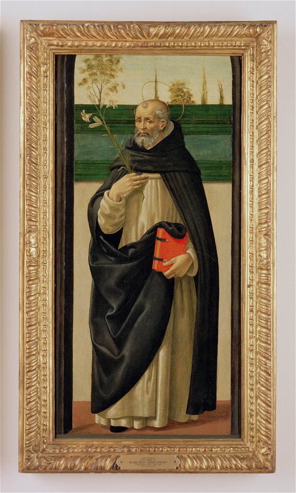 Ghirlandaio - Attributed to - Saint Dominic, 1480-85, K487A