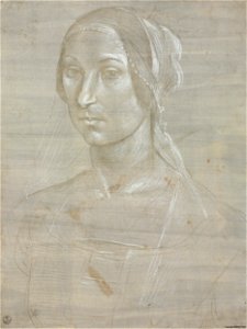 Ghirlandaio - Bust of a woman angled to the left, no. 298 E