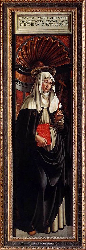 Ghirlandaio, santa caterina da siena