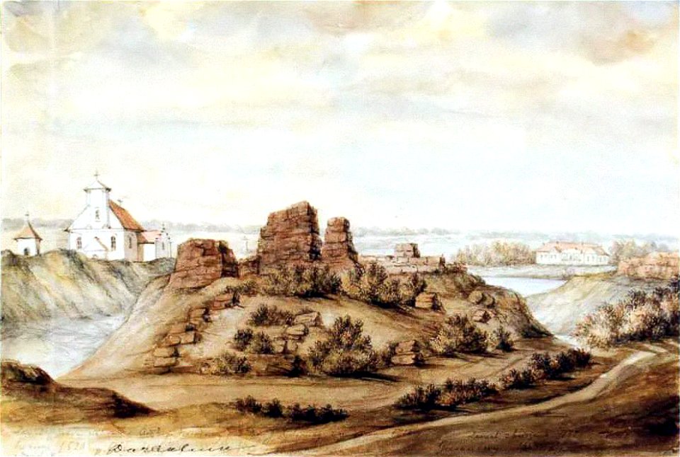 Gieranionski zamak. Геранёнскі замак (N. Orda, 16.05.1875-77)