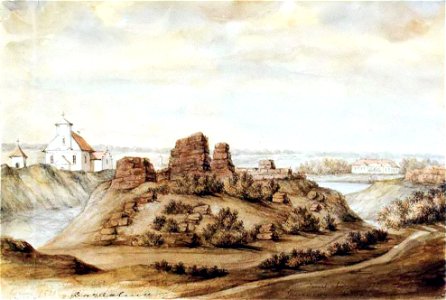 Gieranionski zamak. Геранёнскі замак (N. Orda, 16.05.1875-77)