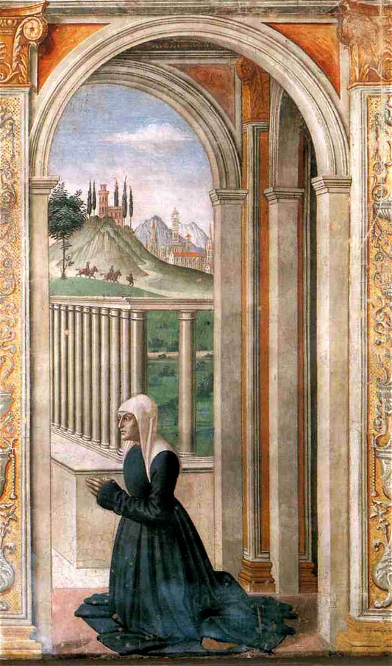 Ghirlandaio Portrait of the Donor Francesca Pitti-Tornabuoni