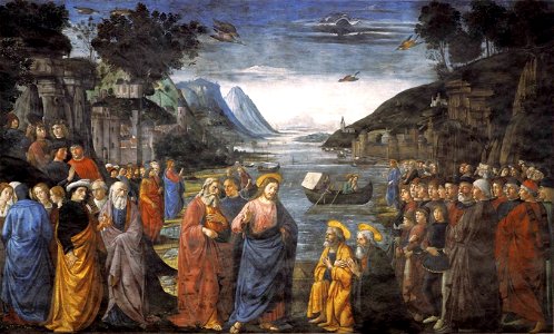 Ghirlandaio, Domenico - Calling of the Apostles - 1481